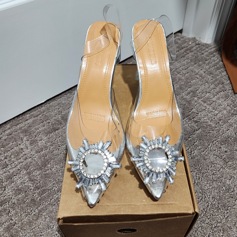 Silver Pyramid Heels - Picture 6 of 6